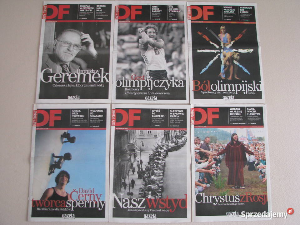 DF Duży Format tygodnik Gazety Wyborczej z roku Książki i Podręczniki Brzegi