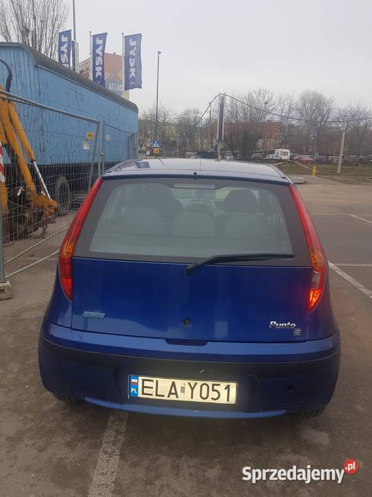 Fiat Punto 1.2 2001r Wsp City długie opłaty !!! Łódź