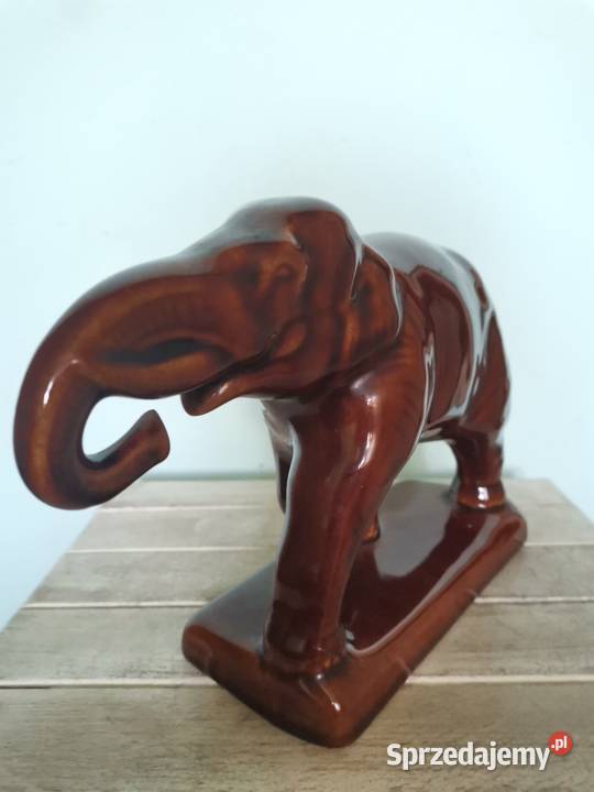 Duży słoń ceramiczny Figurki i rzeźby Wyposażenie wnętrz małopolskie