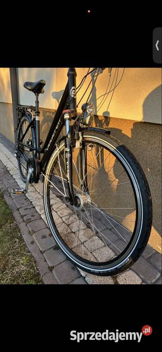 Rower damski damka Gudereit LC60 czarny Trekkingowe Zwoleń