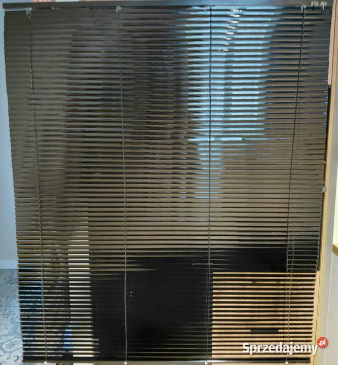 Żaluzje aluminiowe czarne Wyposażenie wnętrz śląskie Katowice
