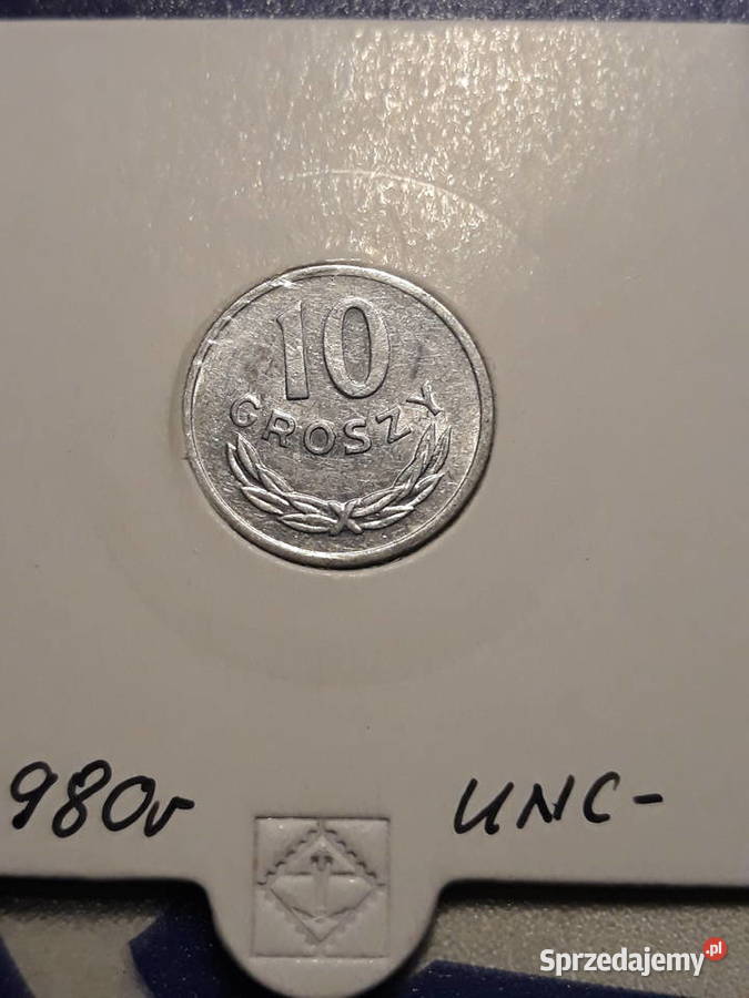 10 groszy 1980 r okołomennicze Konin