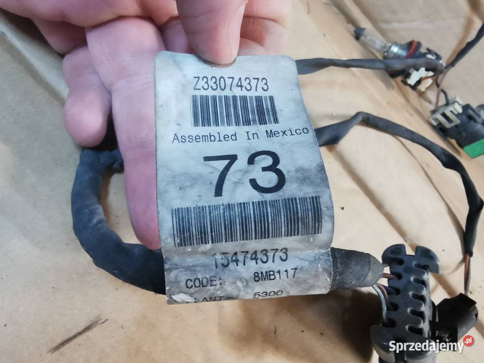 Wiązka instalacja halogenów zderzaka ml w164 Sieraków