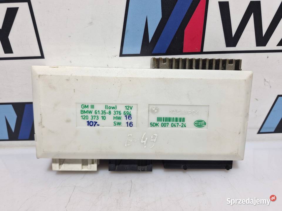 BMW E39 MODUŁ STEROWNIK KOMFORTU 8376694