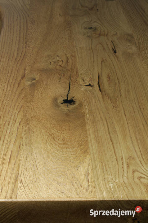 Stół dębowy na metalowych nogach styl loft Gdańsk