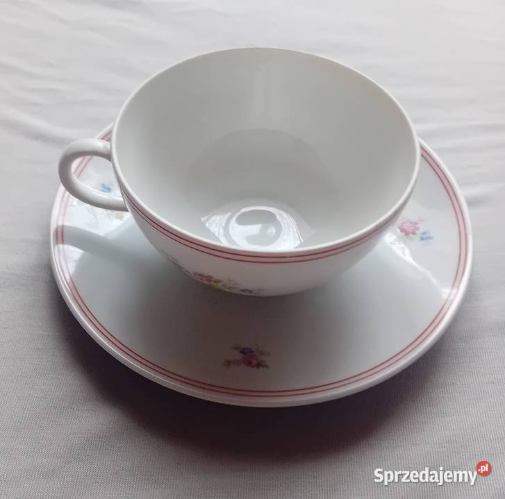 Filiżanka duo Kaestner Saxonia okres 194045 wielkopolskie Koźminek