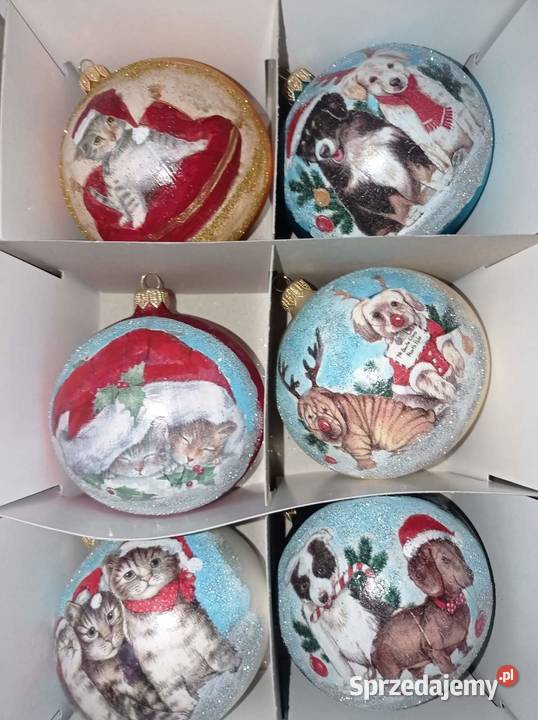 Bombki choinkowe szklane Rękodzieło Antyki, Sztuka, Kolekcje Krosno