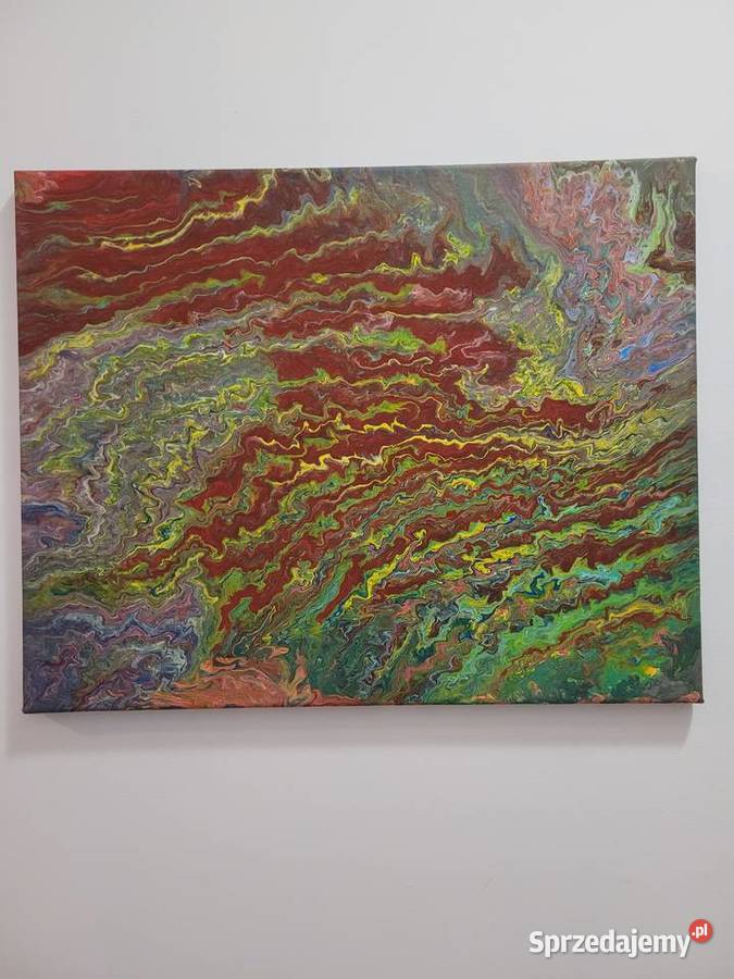 Obraz akrylowy ręcznie malowany wielkopolskie Kępno sprzedam