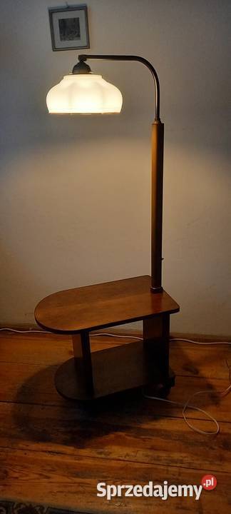 Lampa podłogowa ze stolikiem w stylu Art Deco na Skierniewice