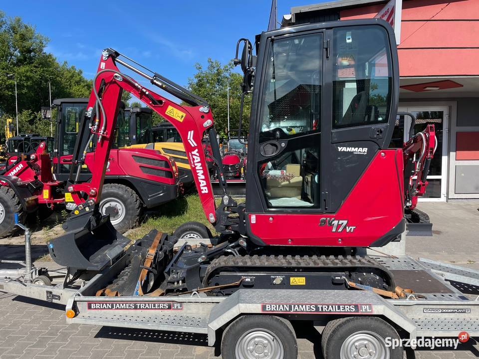 Nowa minikoparka YANMAR SV17VT SV17 RED Premium Łódź