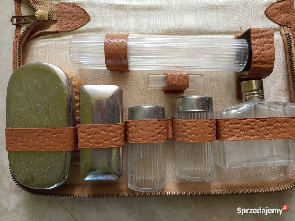 podróżny przybornik toaletowy vintage Warszawa