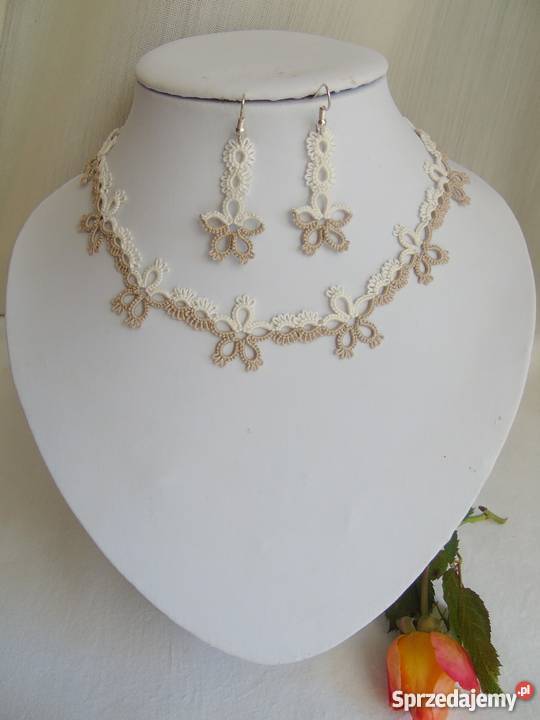 Biżuteria Frywolitkowa małopolskie Wiśniowa