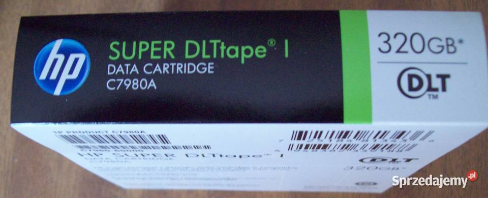 HP C7980A taśma Super DLTtape I 320GB Komputery i Akcesoria