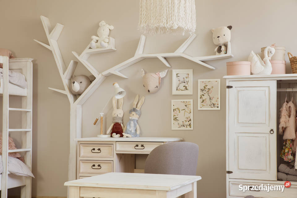 Drewniana półka w kształcie drzewka COS 17 242cm Maków Podhalański sprzedam