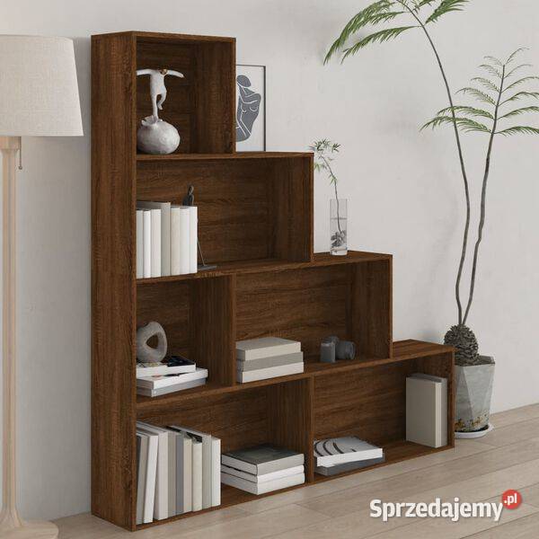 vidaXL Regał na książki brązowy dąb 155x24x160 Warszawa