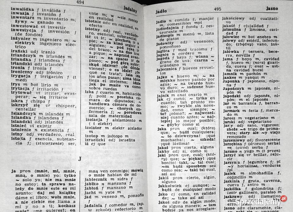 Słownik hiszpańskopolski polskohiszpański Książki i Podręczniki lubelskie