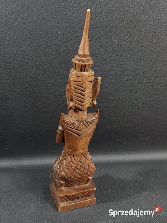 Drewniana Ręcznie Rzeźbiona Figura Theppanom