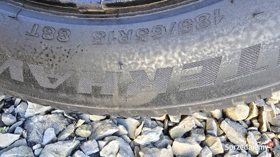 Opony zimowe na felgach 2 Hankook i 2 Firestone podkarpackie Jasło sprzedam