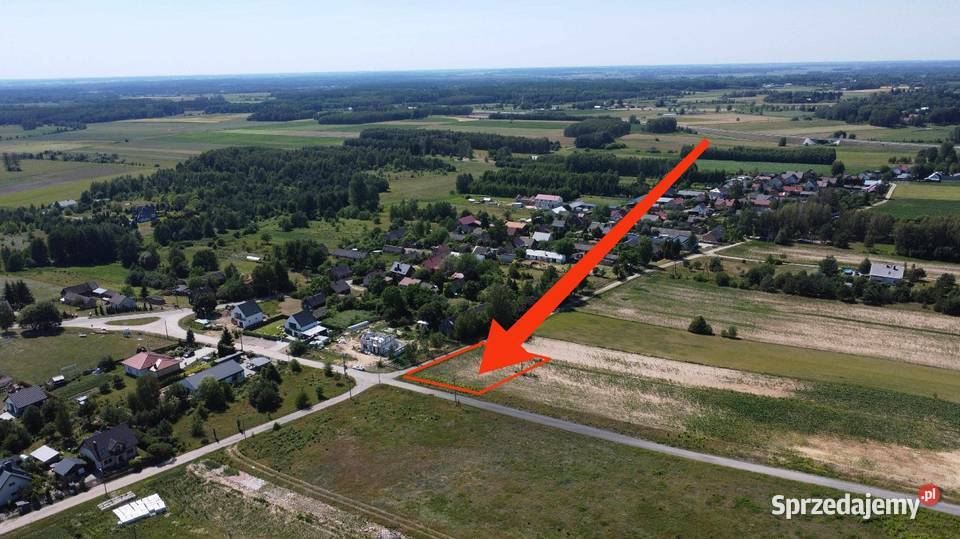 Działka budowlana 920m2 Niecki Leśna