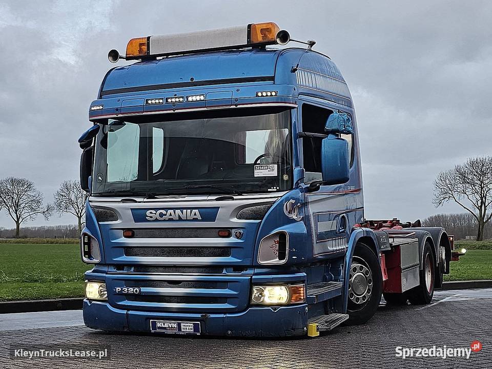 Scania P320 LOW ENTRY 6X24 HIAB hakowiec 2011
