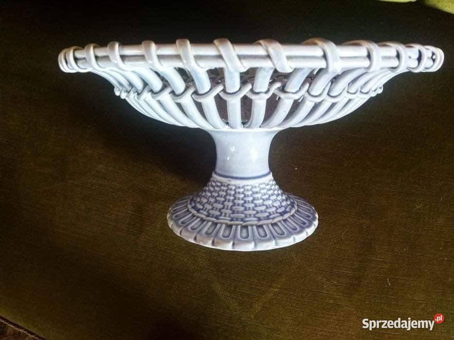 Unikatowa Patera na nodze z niebieskiej Gdańsk