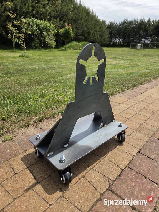 2x Kobyłki samochodowe Wózki Stojaki Na kółkach Majdan