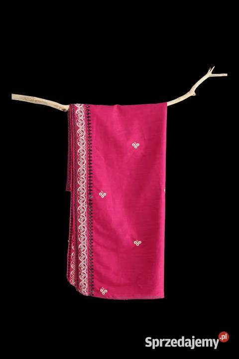 Różowy szal chusta orient indyjski szalik hijab Szczecin sprzedam