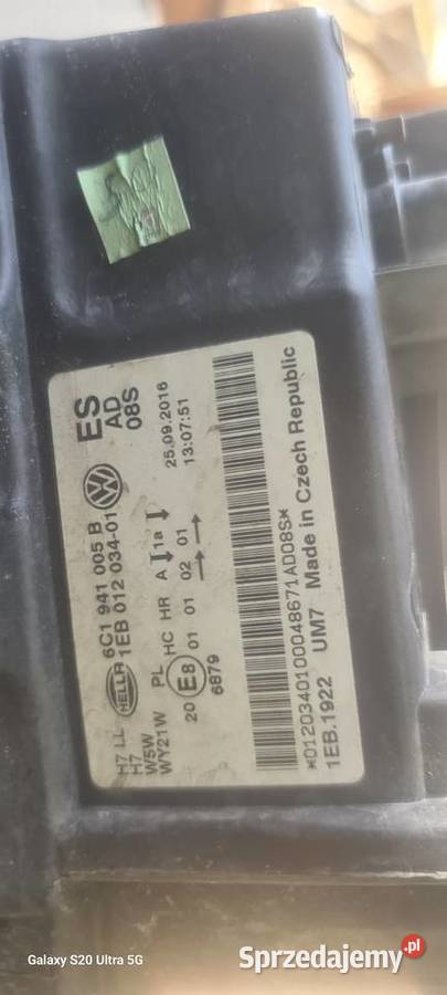 Lampa przód VW POLO V LIFT 2014 6C1941005B dolnośląskie Podgórzyn sprzedam