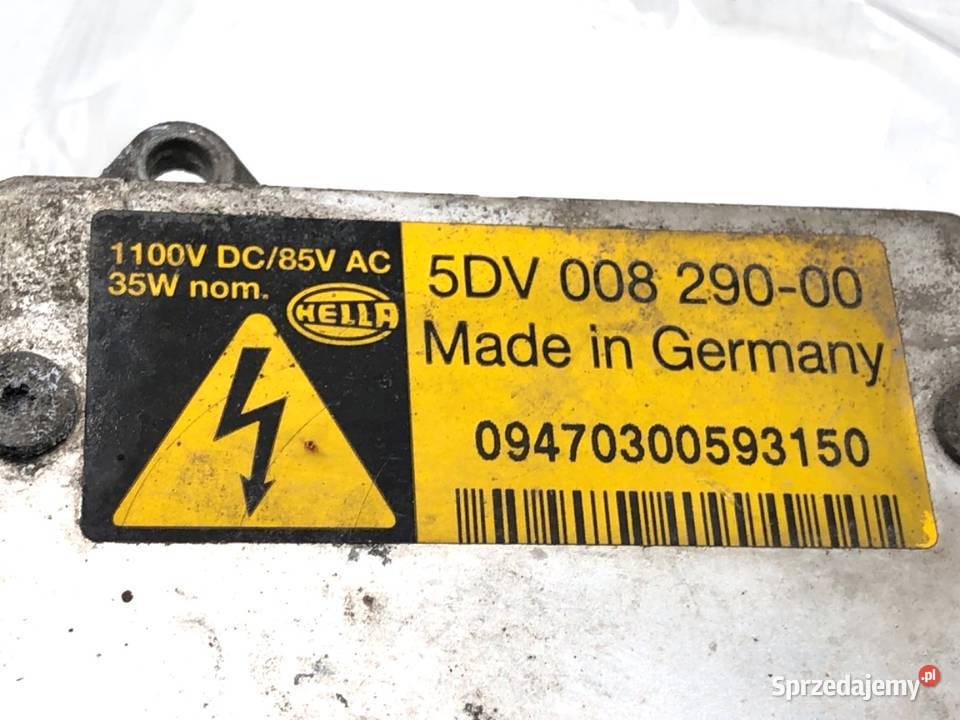 PRZETWORNICA XENON AUDI A6 C6 5DV00829000 0411 osobowe Przetwornice