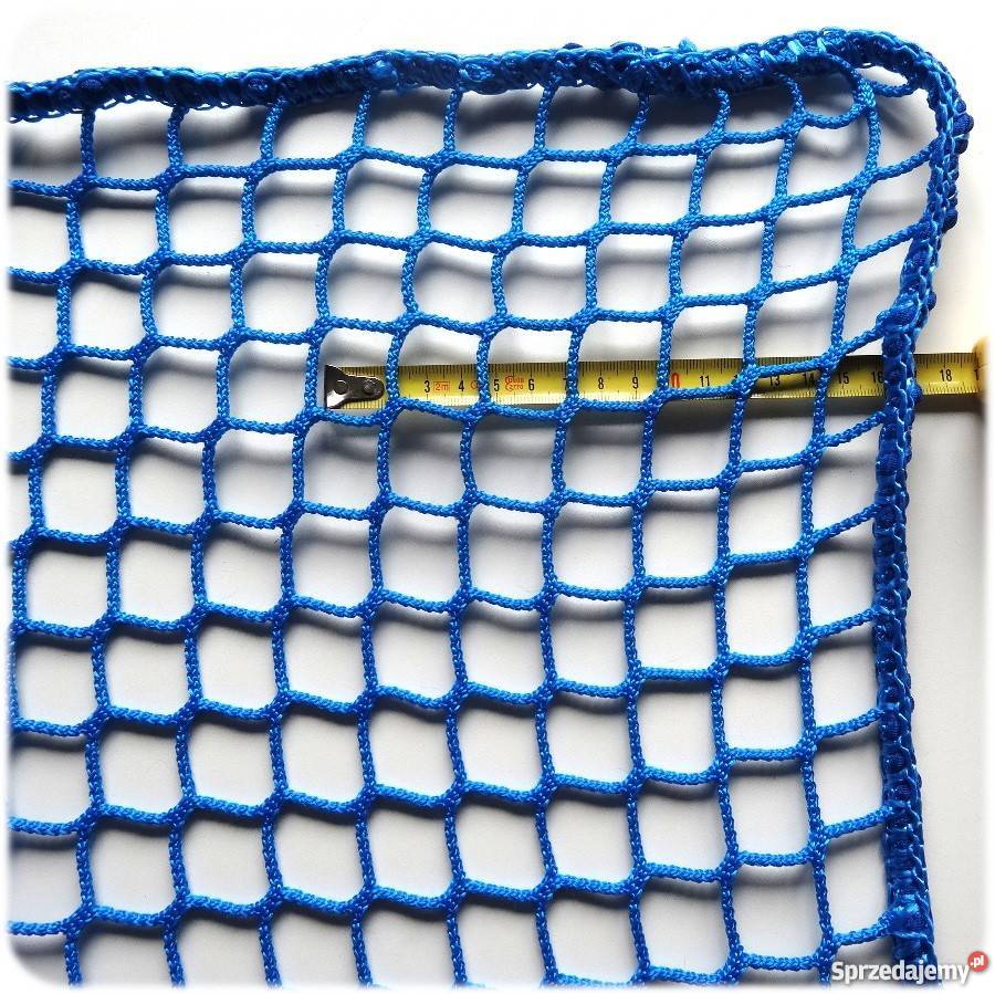 Siatka kontenerowa L345 3x5m czarna bezwęzłowa Rumia