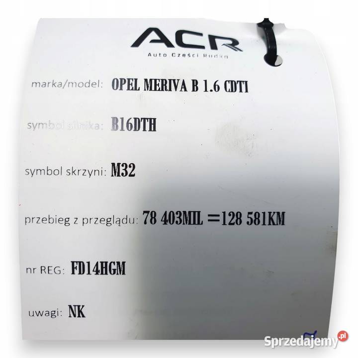ALTERNATOR Opel Astra K Meriva B 16 CDTi