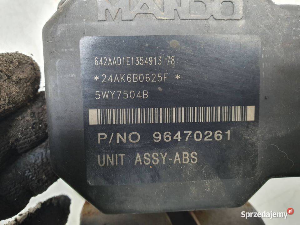 POMPA ABS HAMULCOWA CHEVROLET KALOS 96470261 Lipno