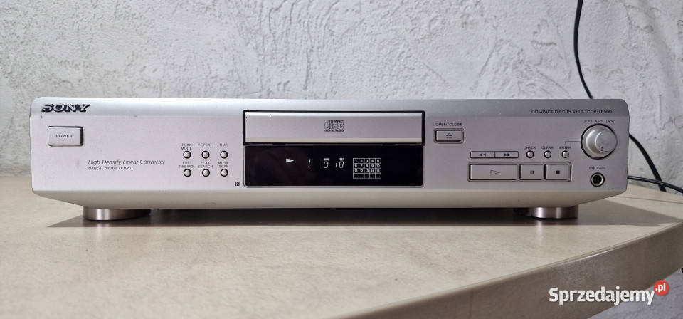 Cd player SONY CDP XE500 odtwarzacz Międzychód sprzedam