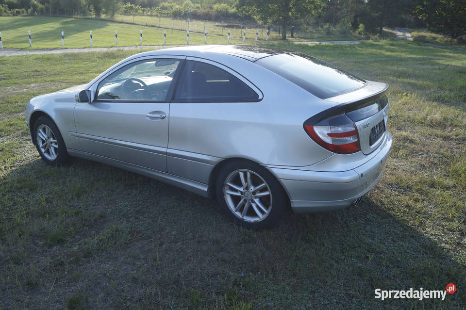 MERCEDES C KLASA COUPE 18 KOMPRESOR lubuskie Silno Małe sprzedam
