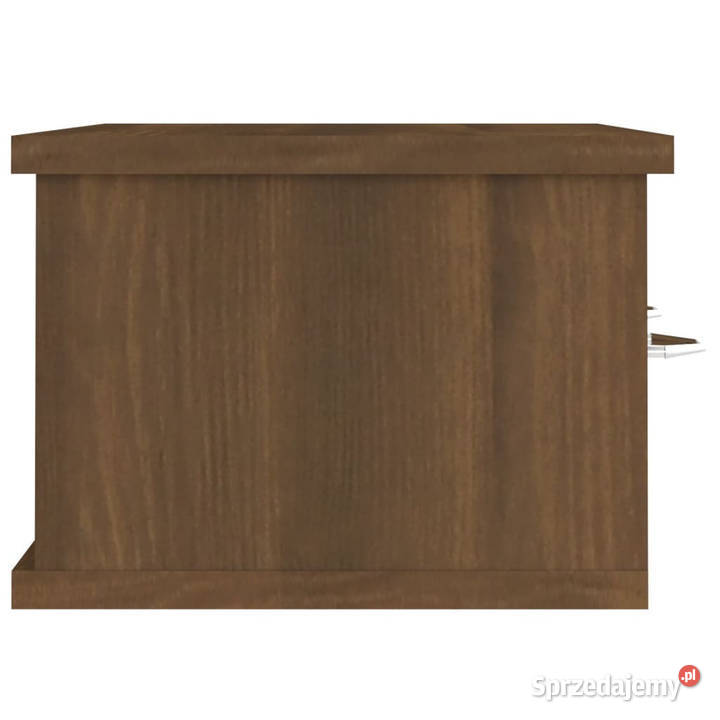 Szafka ścienna brązowy dąb 60x26x185 WM815080 Warszawa