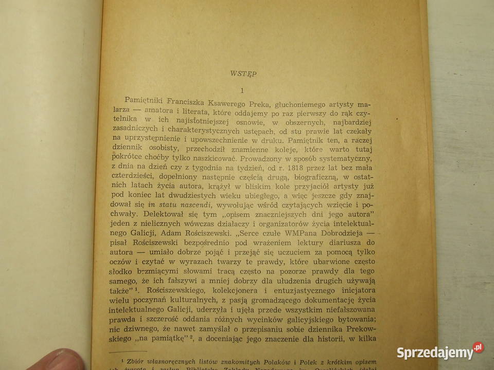Czasy i ludzie Ksawery Prek stara książka Czeladź sprzedam