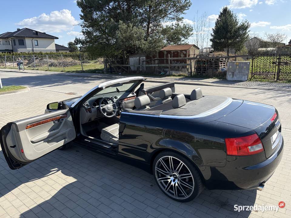 Audi A4 cabrio 30 benzyna V6 2002 skóra klima centralny zamek Jelcz-Laskowice