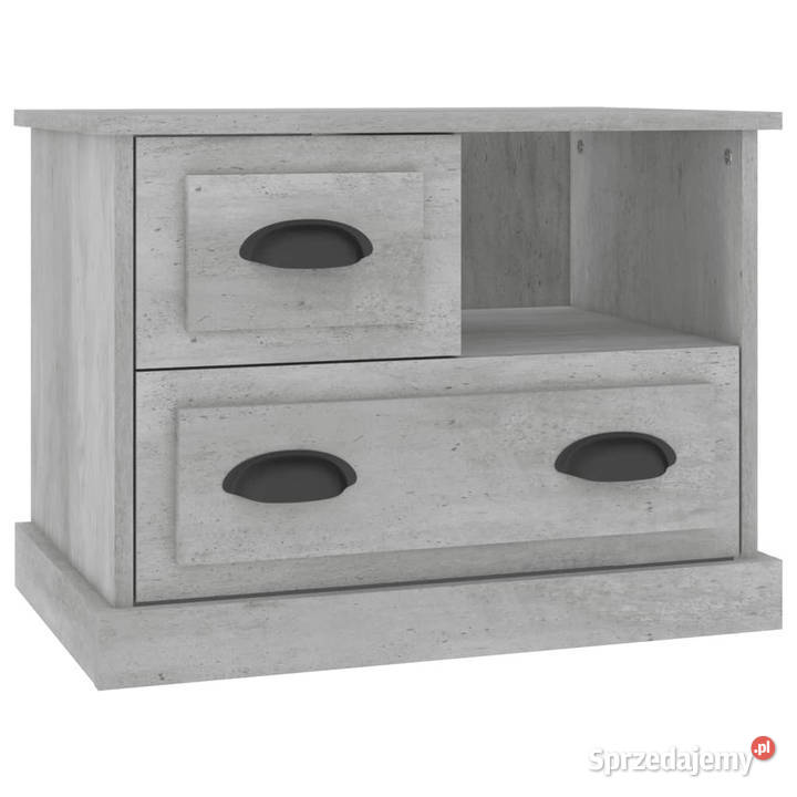 Szafka nocna szarość betonu 60x39x45 WM816364