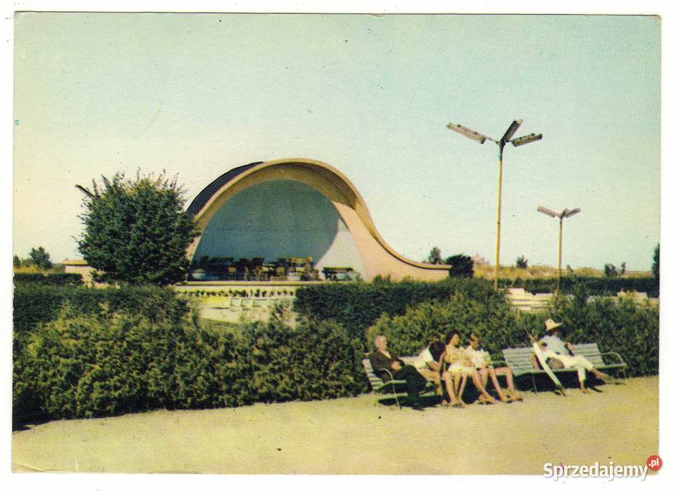 ŚWINOUJŚCIE MUSZLA KONCERTOWA POCZTÓWKA Krynki