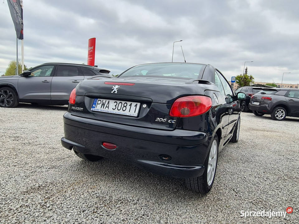 Peugeot 206 CC Klimatronik Skóra Grzane Fotele VAT marża Samochody osobowe Wągrowiec