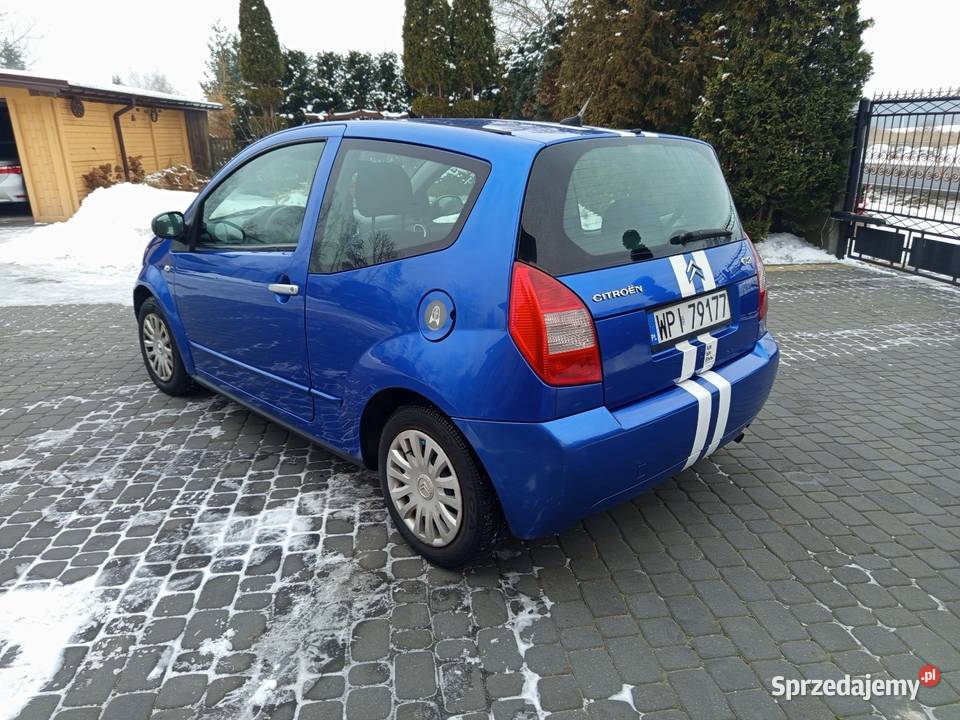 Citroen C2 11 LPG 2005r Hatchback mazowieckie Stary Łajszczew