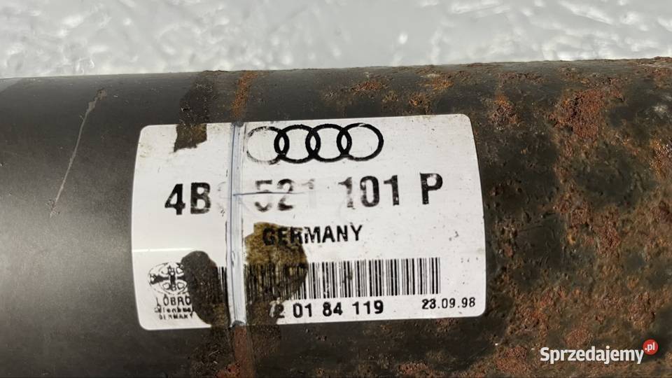 Wał Napędowy MANUAL 6 bieg Audi S6 A6 C5 sprzedam