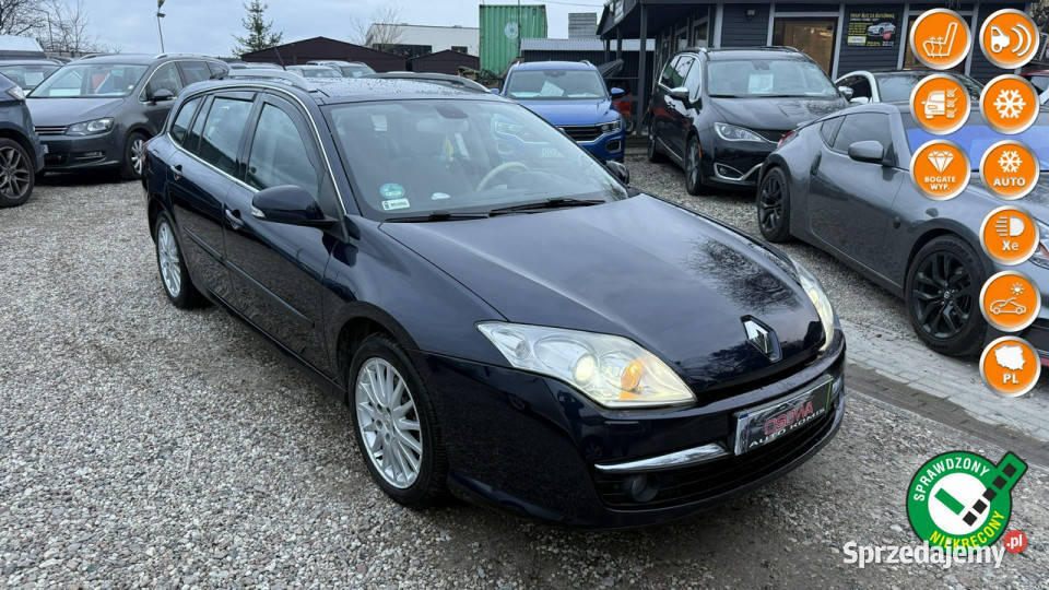 Renault Laguna 20 dci bi xenon pół skóry 2x ogranicznik prędkości Laguna Gdańsk