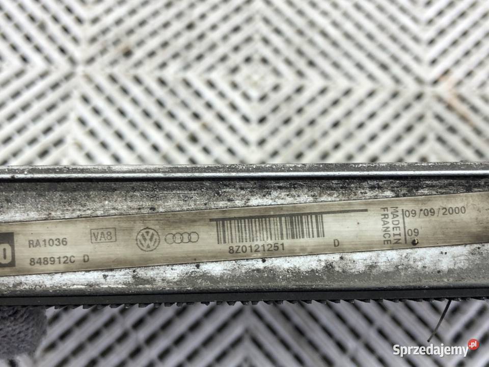 CHŁODNICA WODY AUDI A2 14 75 8Z0121251 0005 osobowe