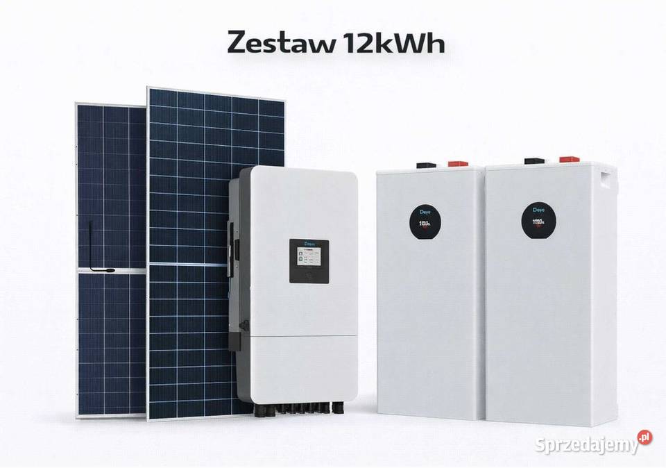 Zestaw budżetowy 12kWh LV panele inwerter 3 fazy
