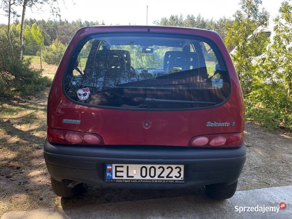 Fiat Seicento 11 58000 przebiegu wysoka wersja 2/3 łódzkie