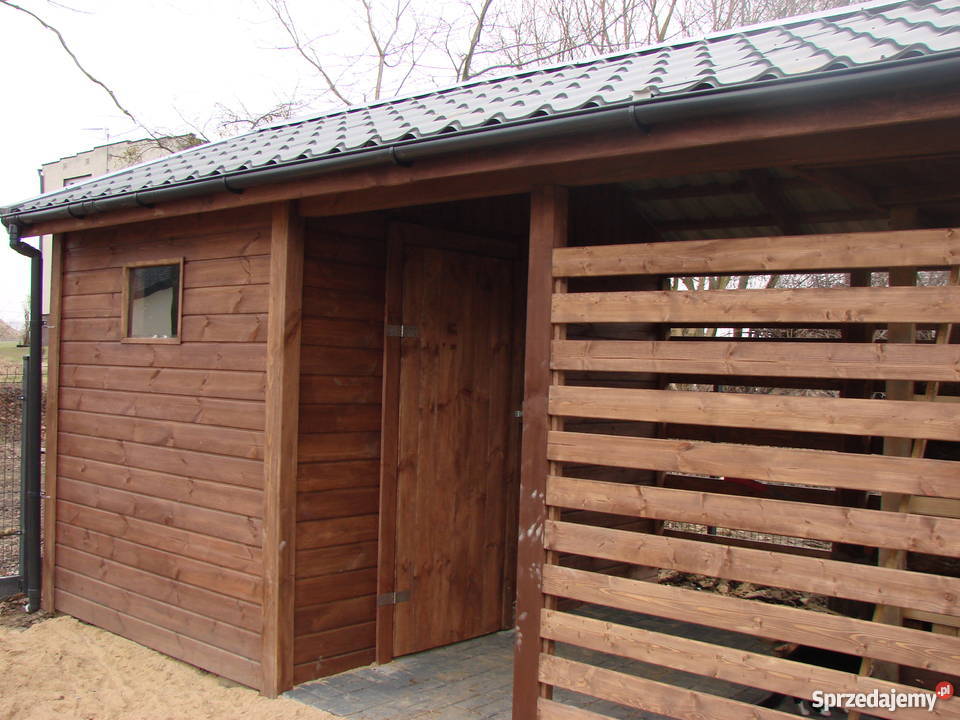 Domek ogrodowy z drewutnią 3x5 m Konin