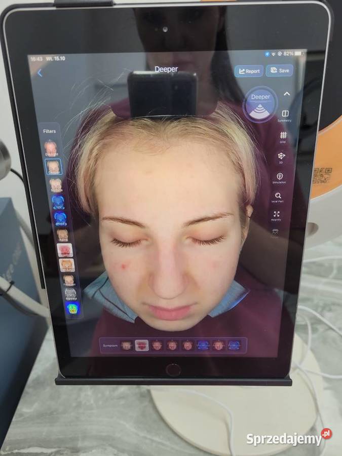 Badanie skóry analiza skóry MoreMe