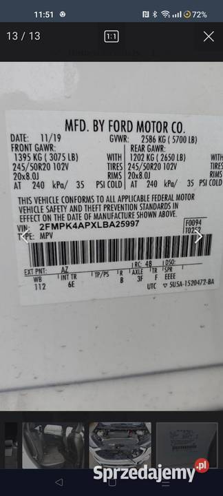 Ford Edge St 272020r Radomsko