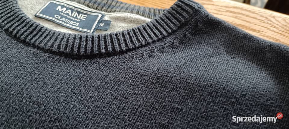 Męski sweter MAINE England Classics 100 bawełna Pozostałe